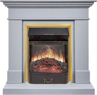Каминокомплект Royal Flame California STD CRM (Разборный) с очагом Majestic FX M Brass санд грей в ДНР