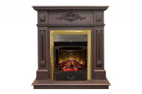 Каминокомплект RealFlame Lilian STD/EUG DN с очагом Majestic Lux Brass S в ДНР