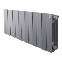 Биметаллический радиатор отопления Royal Thermo PianoForte 300 серебристый VR80 14 секц. в ДНР