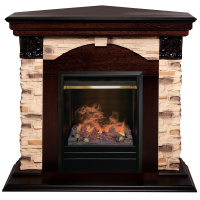 Электрокамин RealFlame Dublin Corner Rock AO античный дуб с очагом 3D Olympic Электрокамин RealFlame Dublin Corner Rock AO античный дуб с очагом 3D Olympic