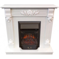 Каминокомплект RealFlame Ottawa STD/EUG WT с очагом Majestic Lux Black S в ДНР