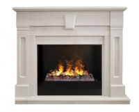 Каминокомплект RealFlame Kellie 25,5/26 WT с очагом 3D Cassette 630 + Black вставка в ДНР