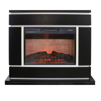 Электрокамин RealFlame Vega 24 BLM черный с очагом Irvine 24 Электрокамин RealFlame Vega 24 BLM черный с очагом Irvine 24