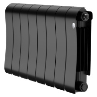 Биметаллический радиатор отопления Royal Thermo Infinity 300 8 секций Noir Sable в ДНР