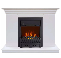 Каминокомплект Хорошие Камины Марс с очагом Royal Flame Aspen Black белый в ДНР