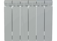 Радиатор биметаллический Global Style Plus 350 (6 секций) серый