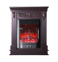 Каминокомплект Interflame Берта Люкс с очагом Majestic FX M Black темный дуб в ДНР