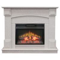 Каминокомплект RealFlame Carolina 25.5/24 WT F714 с очагом Eridan 24 в ДНР