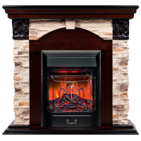 Электрокамин RealFlame Dublin Rock AO античный дуб с очагом Majestic Lux Black RC Электрокамин RealFlame Dublin Rock AO античный дуб с очагом Majestic Lux Black RC