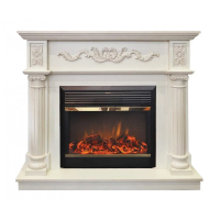 Каминокомплект RealFlame Silvia 26 WT с очагом MoonBlaze LUX Brass в ДНР