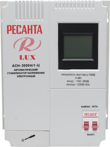 Стабилизатор напряжения Ресанта АСН-3000Н/1-Ц Lux в ДНР