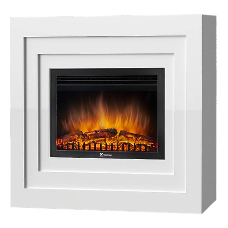 Каминокомплект Firelight Cubo 30 с очагом Electrolux EFP/P-3020LS белый в ДНР