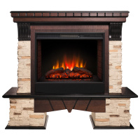 Электрокамин RealFlame Rockland AO античный дуб с очагом Sparta 25,5 LED Электрокамин RealFlame Rockland AO античный дуб с очагом Sparta 25,5 LED