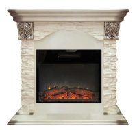 Каминокомплект RealFlame Dublin LUX STD/EUG/24 WT с очагом Kendal 24 в ДНР