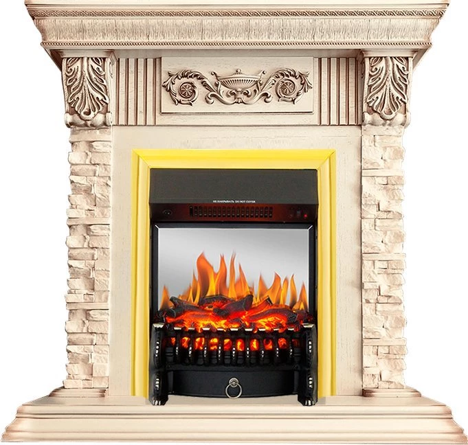 Каминокомплект Royal Flame Luxemburg с очагом Fobos FX M Brass в ДНР