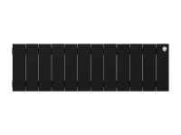 Биметаллический радиатор отопления Royal Thermo PianoForte 200 12 секций Noir Sable