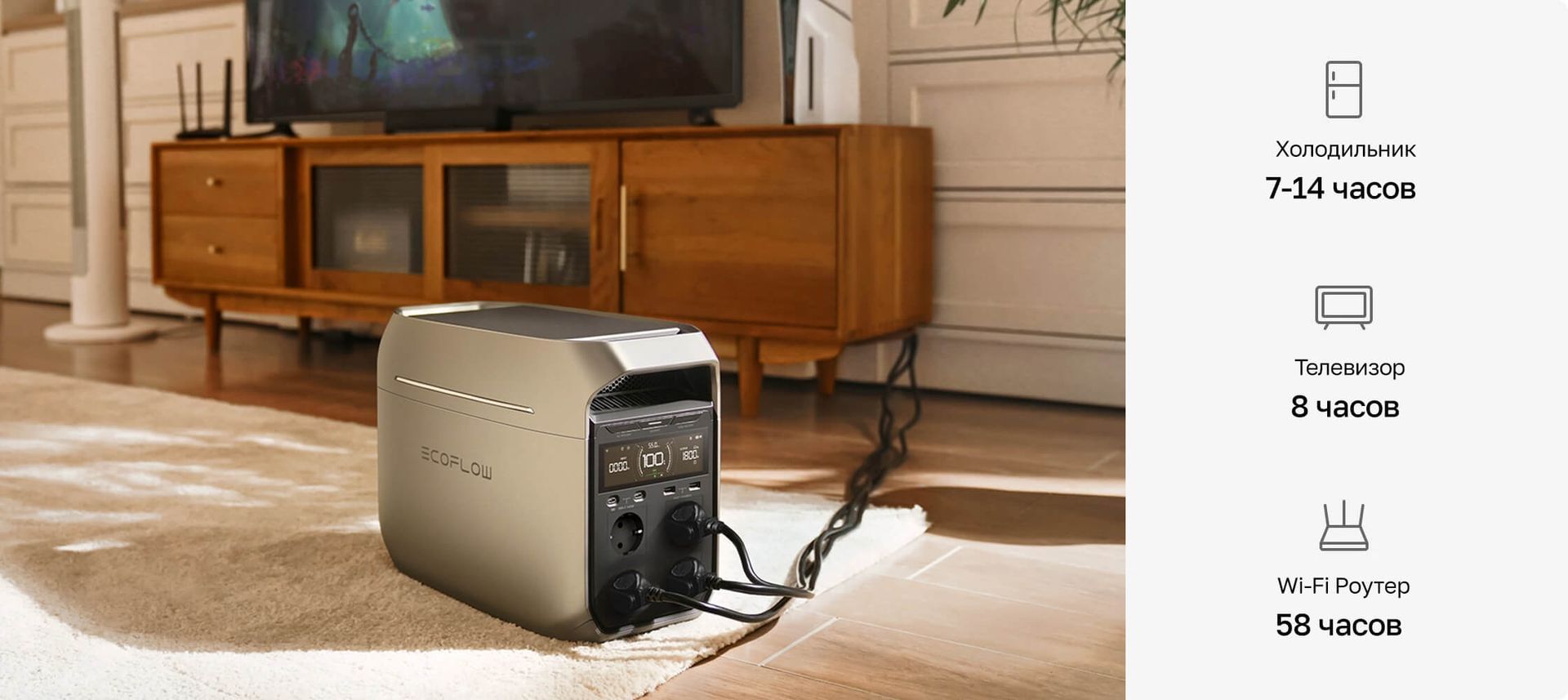 Портативная электростанция EcoFlow DELTA 3 Plus (1024 Втч) в ДНР