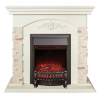 Каминокомплект RealFlame Neapolis WT с очагом Fobos Lux Black S в ДНР