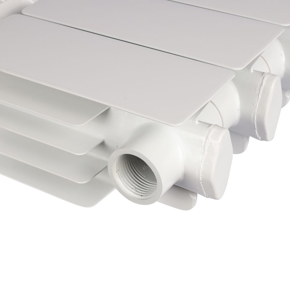 Радиатор алюминиевый Global VOX-R 200 12 секций боковое подключение белый RAL 9010 в ДНР