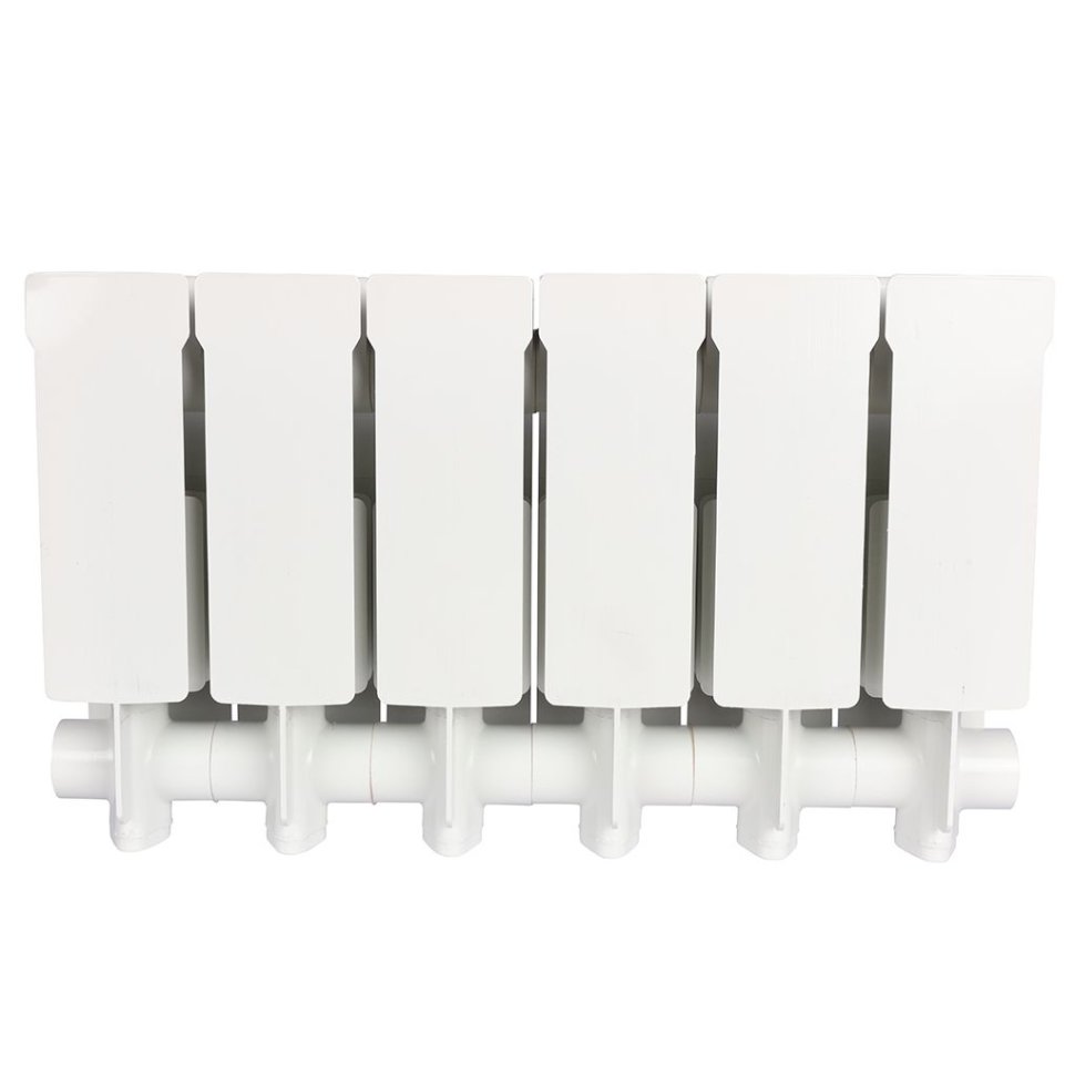 Радиатор алюминиевый Global VOX-R 200 6 секций боковое подключение белый RAL 9010 в ДНР