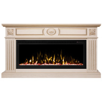 Электрокамин RealFlame Siena 42/BV WT белый дуб с золотой патиной с очагом Saphir 42 Электрокамин RealFlame Siena 42/BV WT белый дуб с золотой патиной с очагом Saphir 42