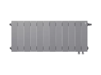 Биметаллический радиатор отопления Royal Thermo PianoForte 300 12 секций Silver Satin VDR
