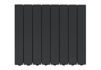 Алюминиевый радиатор отопления Fondital 500/100 Blitz Super B4  Black Coffee 8 секций