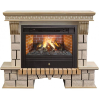 Каминокомплект RealFlame Stone new 26/HL WTG с очагом 3D Novara в ДНР