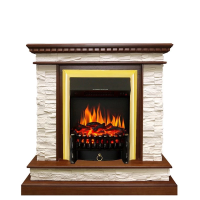Каминокомплект Royal Flame Calgary с очагом Fobos FX Brass в ДНР