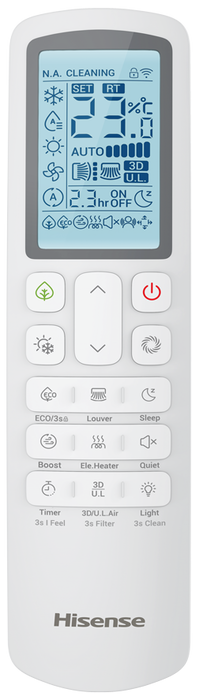 Напольно-потолочная сплит-система Hisense AKT-09UR4RK8/AUW-09U4RS8 Heavy DC Inverter R32 Wi-Fi в ДНР