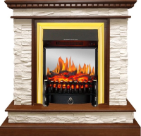 Каминокомплект Royal Flame Calgary с очагом Fobos FX M Brass в ДНР