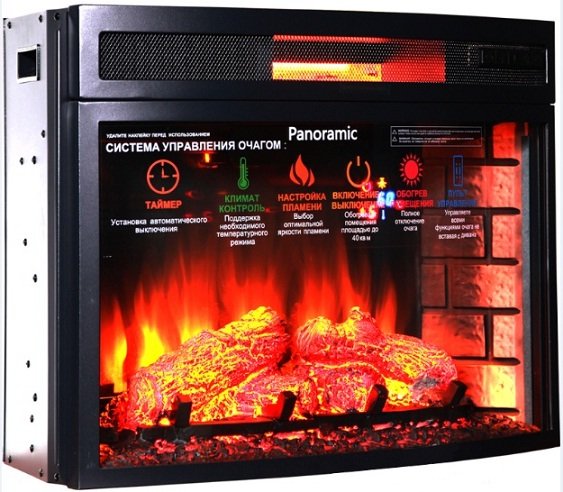 Каминокомплект Interflame Экстер бежевый патина с очагом Panoramic 06 25 LED FX QZ в ДНР