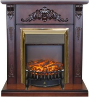 Каминокомплект RealFlame Anita STD/EUG AO с очагом Fobos Lux Brass S в ДНР