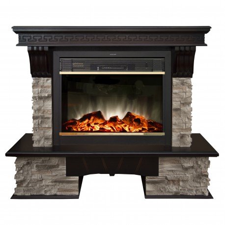 Каминокомплект RealFlame Rockland 26 с очагом MoonBlaze LUX Black/Brass в ДНР