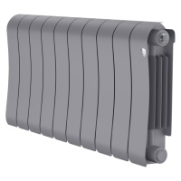 Биметаллический радиатор отопления Royal Thermo Infinity 300 10 секций Silver Satin в ДНР