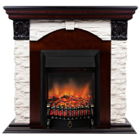 Электрокамин RealFlame Dublin Lux AO античный дуб с очагом Fobos Lux Black RC Электрокамин RealFlame Dublin Lux AO античный дуб с очагом Fobos Lux Black RC