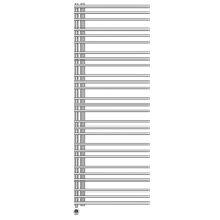 Электрический полотенцесушитель Primoclima Brush 1600*600 27 трубок 900W хром в ДНР