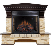 Каминокомплект Royal Flame Pierre Luxe сланец угловой c очагом Dioramic 28 LED FX в ДНР