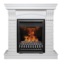 Электрокамин RealFlame Jazz WT белый с очагом 3D Oregan Электрокамин RealFlame Jazz WT белый с очагом 3D Oregan