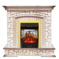 Каминокомплект Royal Flame Preston с очагом Majestic FX M Brass в ДНР