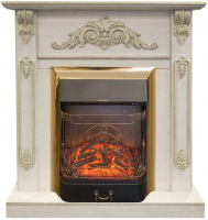 Каминокомплект RealFlame Anita corner STD/EUG WTG с очагом Majestic Lux Brass S в ДНР