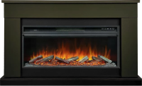 Каминокомплект Royal Flame Bergen с очагом Vision 42 LOG LED темная олива в ДНР