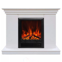 Каминокомплект Хорошие Камины Марс с очагом RealFlame Eugene белый в ДНР