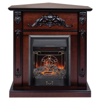 Электрокамин RealFlame Anita Corner AO античный дуб с очагом Majestic Lux Black Электрокамин RealFlame Anita Corner AO античный дуб с очагом Majestic Lux Black