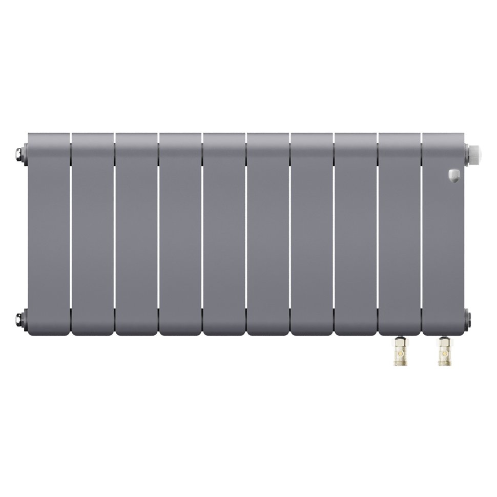 Биметаллический радиатор отопления Royal Thermo Infinity 300 Silver Satin VR80 10 секций в ДНР