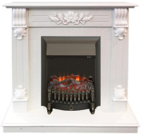 Каминокомплект RealFlame Ottawa STD/EUG WT с очагом Fobos Lux Black S в ДНР