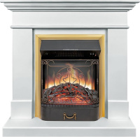 Каминокомплект Royal Flame California STD SFT с очагом Majestic FX Brass белый (разборный) в ДНР