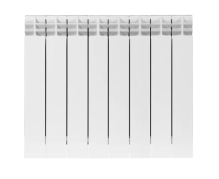 Биметаллический радиатор отопления Fondital 500/100 Bianco Alustal (8 секций)