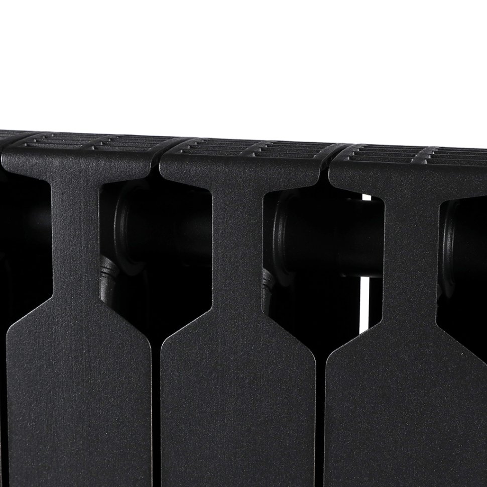 Биметаллический радиатор отопления Rifar Supremo Ventil SVR 500 14 секций нижнее правое подключение антрацит в ДНР