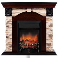 Электрокамин RealFlame Dublin Rock AO античный дуб с очагом Fobos Lux Black RC Электрокамин RealFlame Dublin Rock AO античный дуб с очагом Fobos Lux Black RC